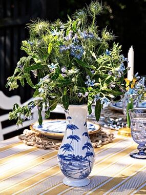 Juliska Country Estate Delft Blue 9” Vase NIB